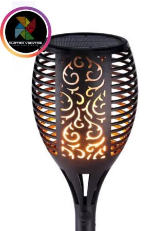 luces solares para jardín antorcha-solar-led-fuego