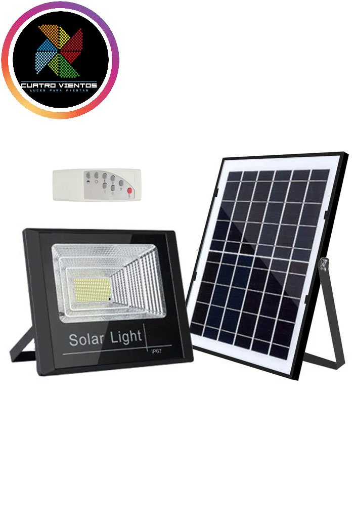 foco solar interior 100W - Importadora de iluminación y electrónica