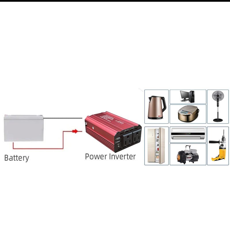 inversores de corriente 12V a 220V de diferentes potencias