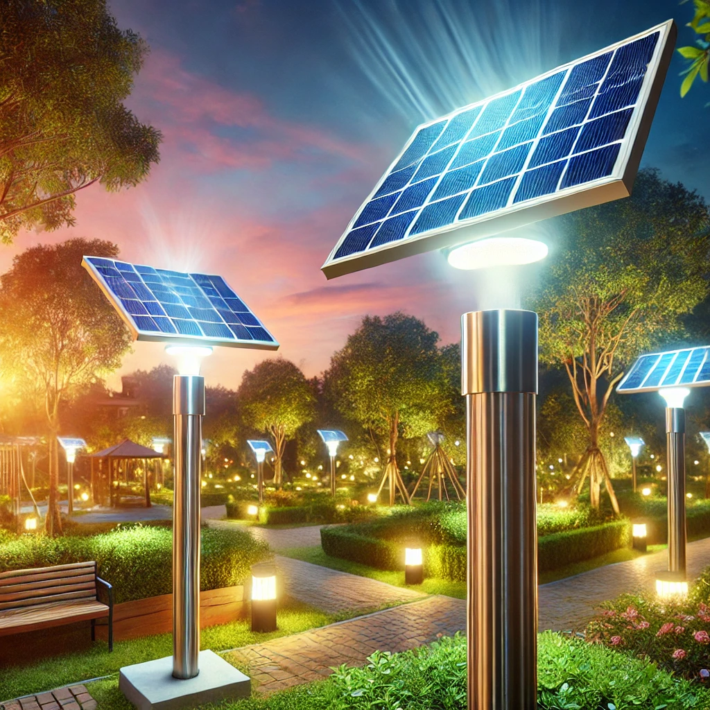 Focos LED solares para jardín con sensor de movimiento