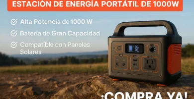 Estación de energía portátil de 1000W Estación de energía portátil de 1000W con batería de gran capacidad y compatibilidad solar
