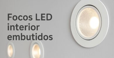 focos led interior embutidos Focos LED empotrables ideales para techos interiores de casas y oficinas
