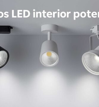 Foco LED interior de alta potencia ideal para iluminación en casas, oficinas y locales comerciales