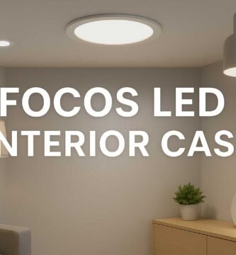Instalación de focos LED embutidos en techo para interiores de casa