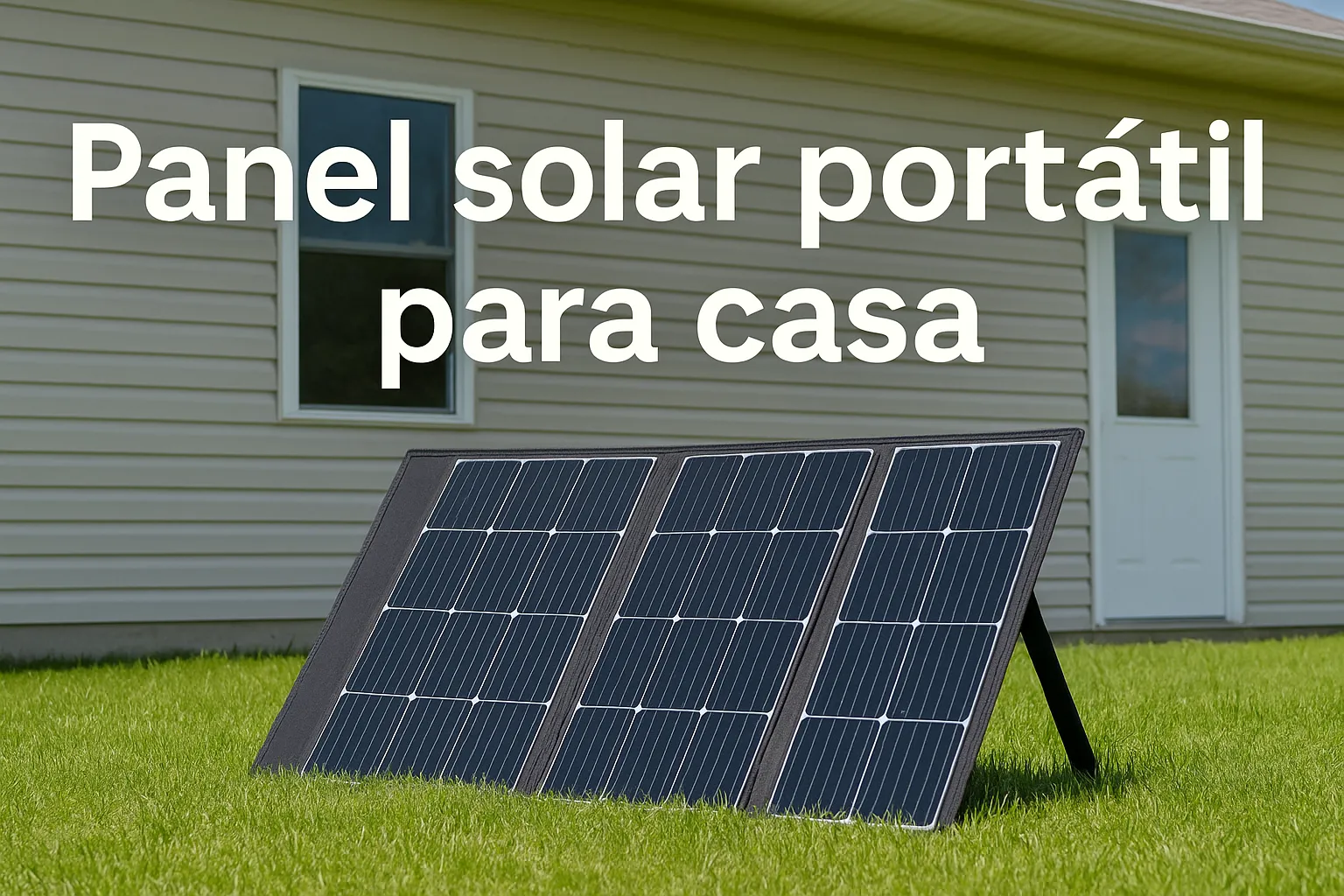 Panel Solar Portátil para Casa Panel Solar Portátil para Casa